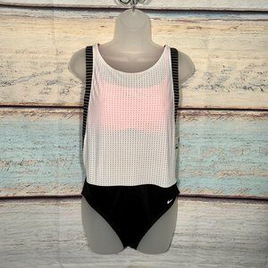 Nike Large Convertible Sport Mesh Pink Swimsuit